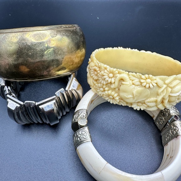 Vintage flowers bracelet for four - Picture 7 of 11